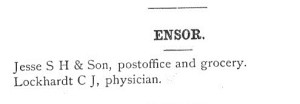 1886 Ensor directory